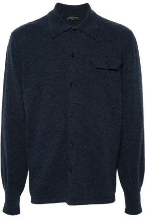 Roberto Collina Cardigan-chemise en maille