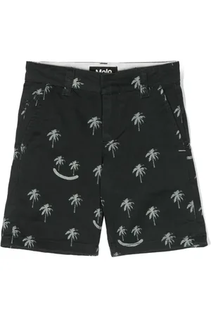 Molo Short Smile Palm Trees à poches chino
