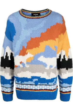 Dsquared2 Pull en maille intarsia