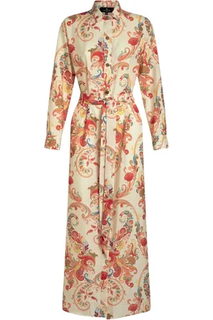 Etro Robe-chemise à motif cachemire