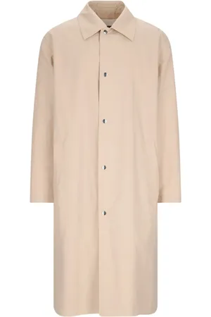 Jil Sander Manteau à logo imprimé
