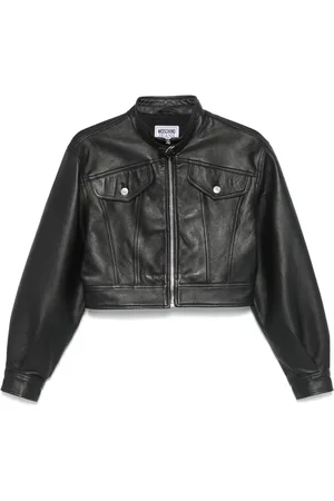 Moschino Veste en cuir
