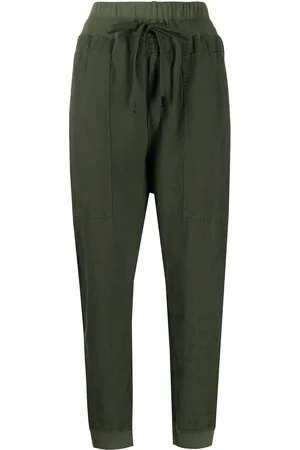 BASSIKE Pantalon de jogging à taille haute