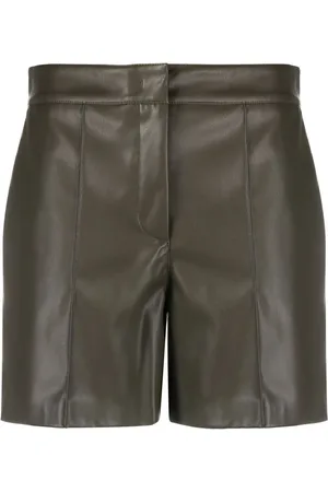 BLANCA Short en cuir artificiel à taille haute