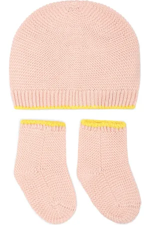 Gensami Ensemble bonnet-écharpe en maille