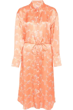 Kenzo Robe Jungle Flower à coupe mi-longue