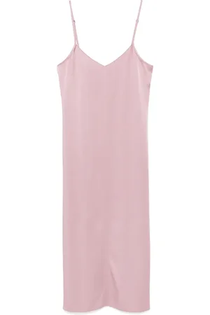 FORTE FORTE Robe en satin à coupe mi-longue
