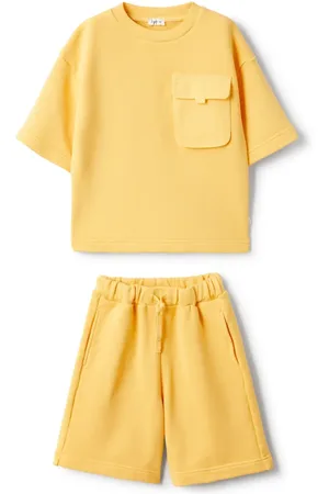 Il gufo Ensemble chemise-bermuda en coton
