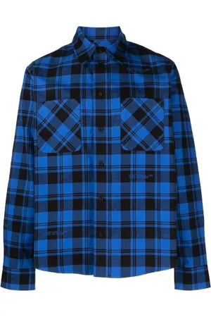 OFF-WHITE Chemise zippée à carreaux