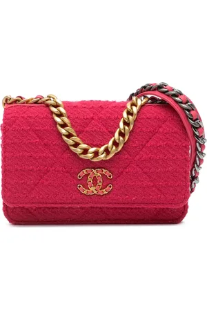CHANEL Sac à bandoulière Tweed 19 Wallet On Chain (2020)