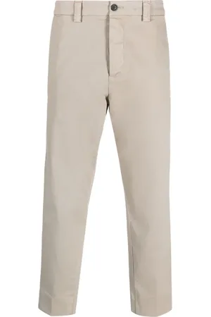haikure Pantalon chino à taille mi-haute