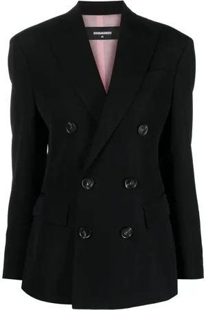 Dsquared2 Blazer en laine à boutonnière croisée