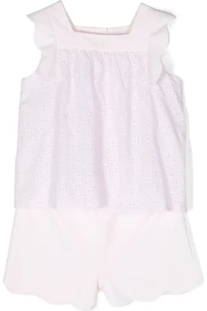 PATACHOU Ensemble haut-short à broderie anglaise