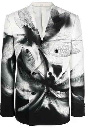 Alexander McQueen Blazer Dragonfly Shadow à boutonnière croisée