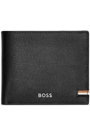 HUGO BOSS Portefeuille en cuir à logo imprimé