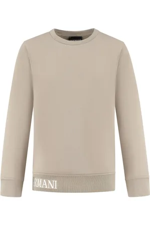 Emporio Armani Sweat à logo en intarsia