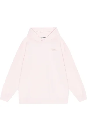 Ganni Hoodie en coton à logo imprimé
