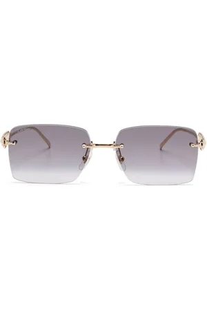 Cartier Lunettes de soleil à monture rectangulaire