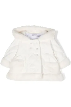 PATACHOU Imperméable matelassé à détails en fourrure artificielle