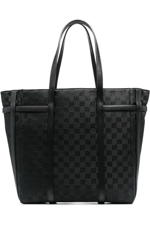 MISBHV Sac cabas à motif monogrammé en jacquard