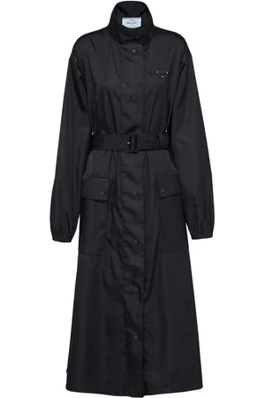 Prada Imperméable Re-Nylon à logo imprimé