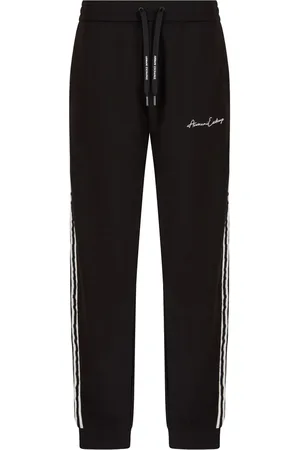 Armani Exchange Pantalon de jogging à logo brodé