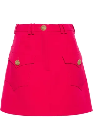 Balmain Minijupe à boutons gravés