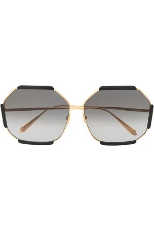 Linda Farrow Lunettes de soleil Margot à monture oversize