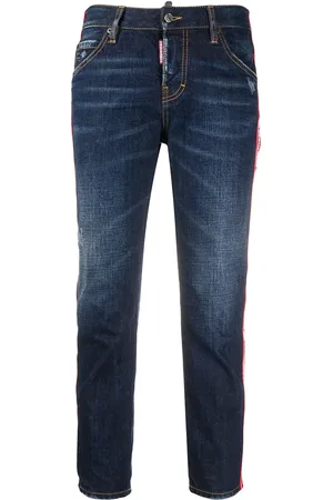 Dsquared2 Jean crop à logo