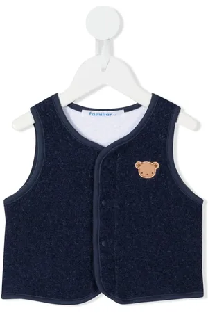 Familiar Gilet à broderie ourson