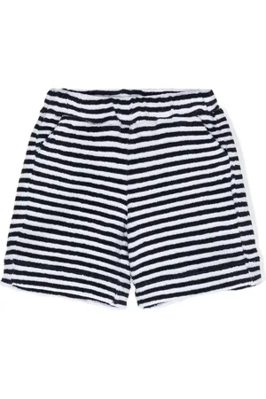 FAY Short en éponge à rayures