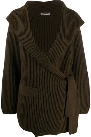 Issey Miyake Cardigan en maille nervurée