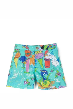 VERSACE Short imprimé à logo