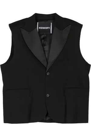 Frenken Blazer à design sans manches
