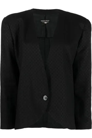 Giorgio Armani Veste boutonnée à carreaux (années 1980)