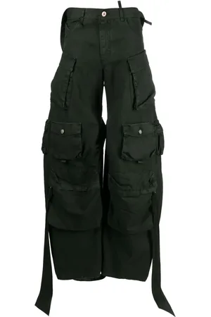 The Attico Pantalon cargo Fern à taille basse