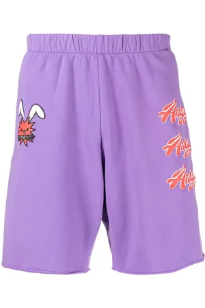 Natasha Zinko Short de sport à slogan imprimé