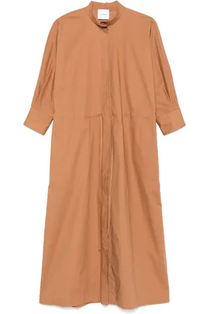NUDE Robe longue en popeline