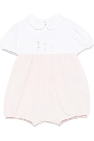 Il gufo Body à motif vichy