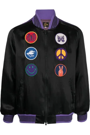 Pins & Needles Veste bomber à détails de patchs