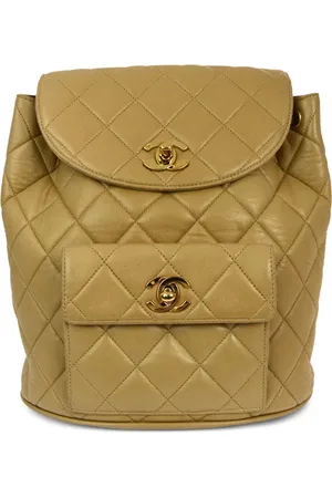 CHANEL Grand sac à dos Duma en cuir (1995)