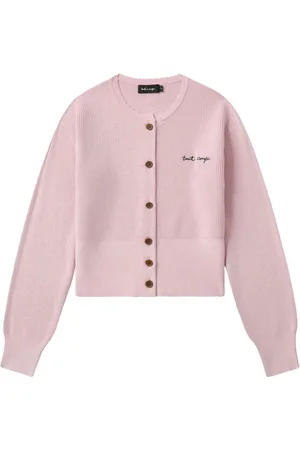 tout a coup Cardigan nervuré