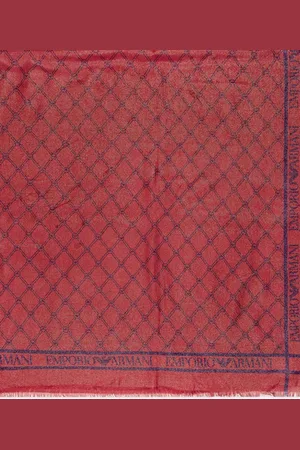 Emporio Armani écharpe à carreaux