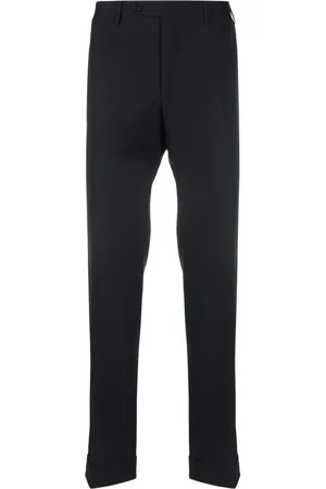 CANALI Pantalon de costume en laine à coupe droite