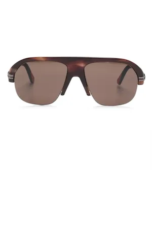 Moncler Lunettes de soleil à monture pilote