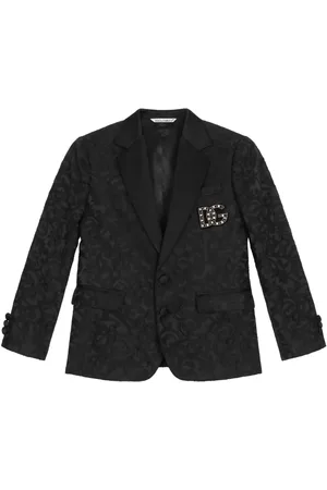 Dolce & Gabbana Blazer boutonné à motif jacquard