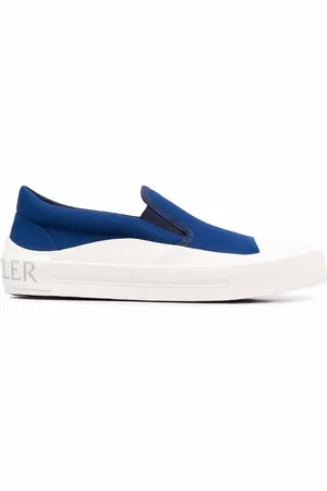 Moncler Chaussures de skate à logo imprimé