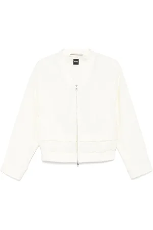 HUGO BOSS Veste de bomber zippée à effet superposé