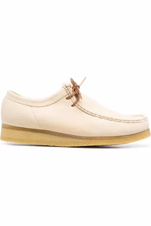 Clarks Chaussures Wallabee en cuir à lacets