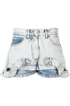 ALMAZ Short en jean superposé à taille mi-haute